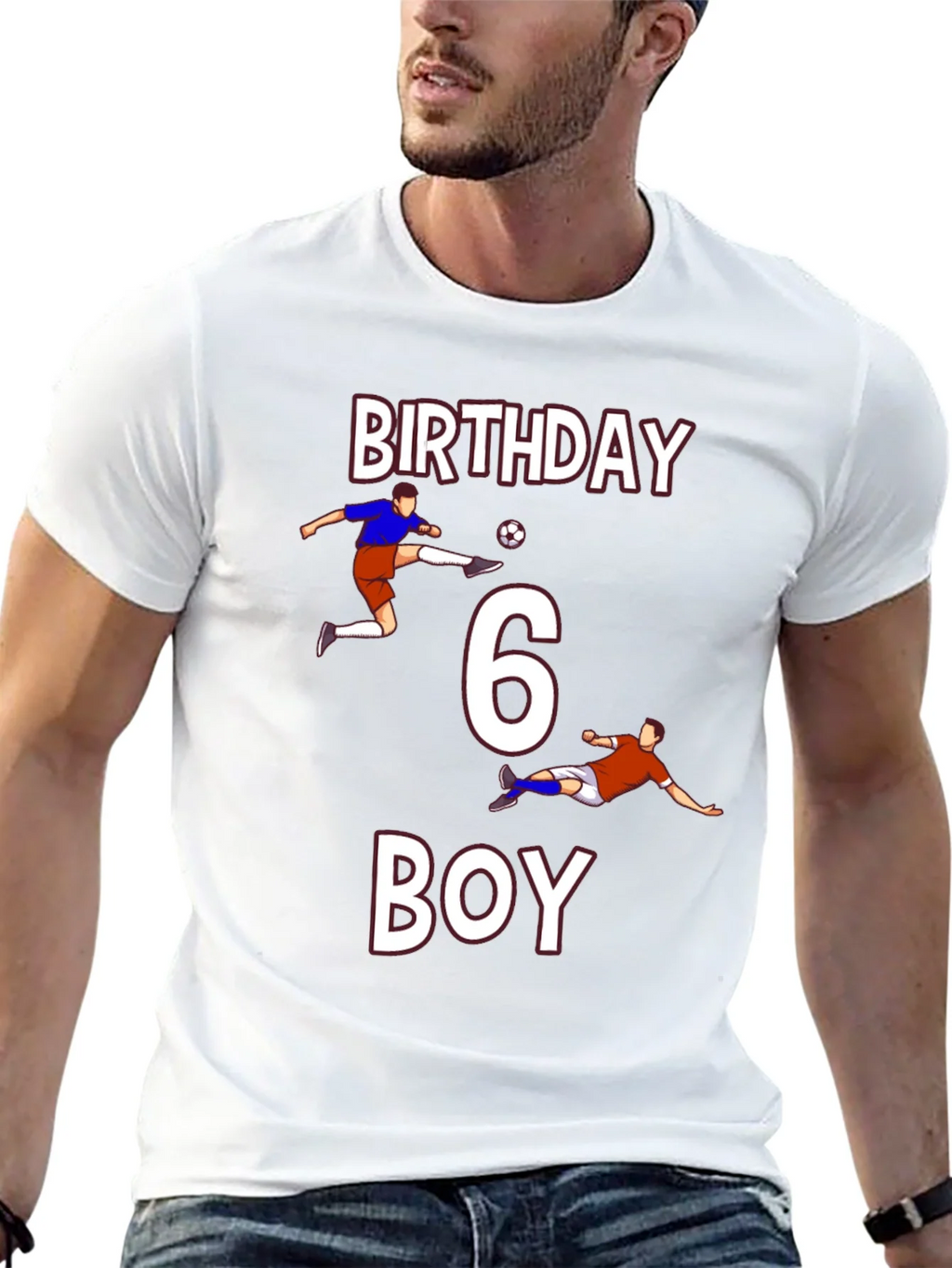 Birthday Boy 6 Soccer T-Shirt product image 10