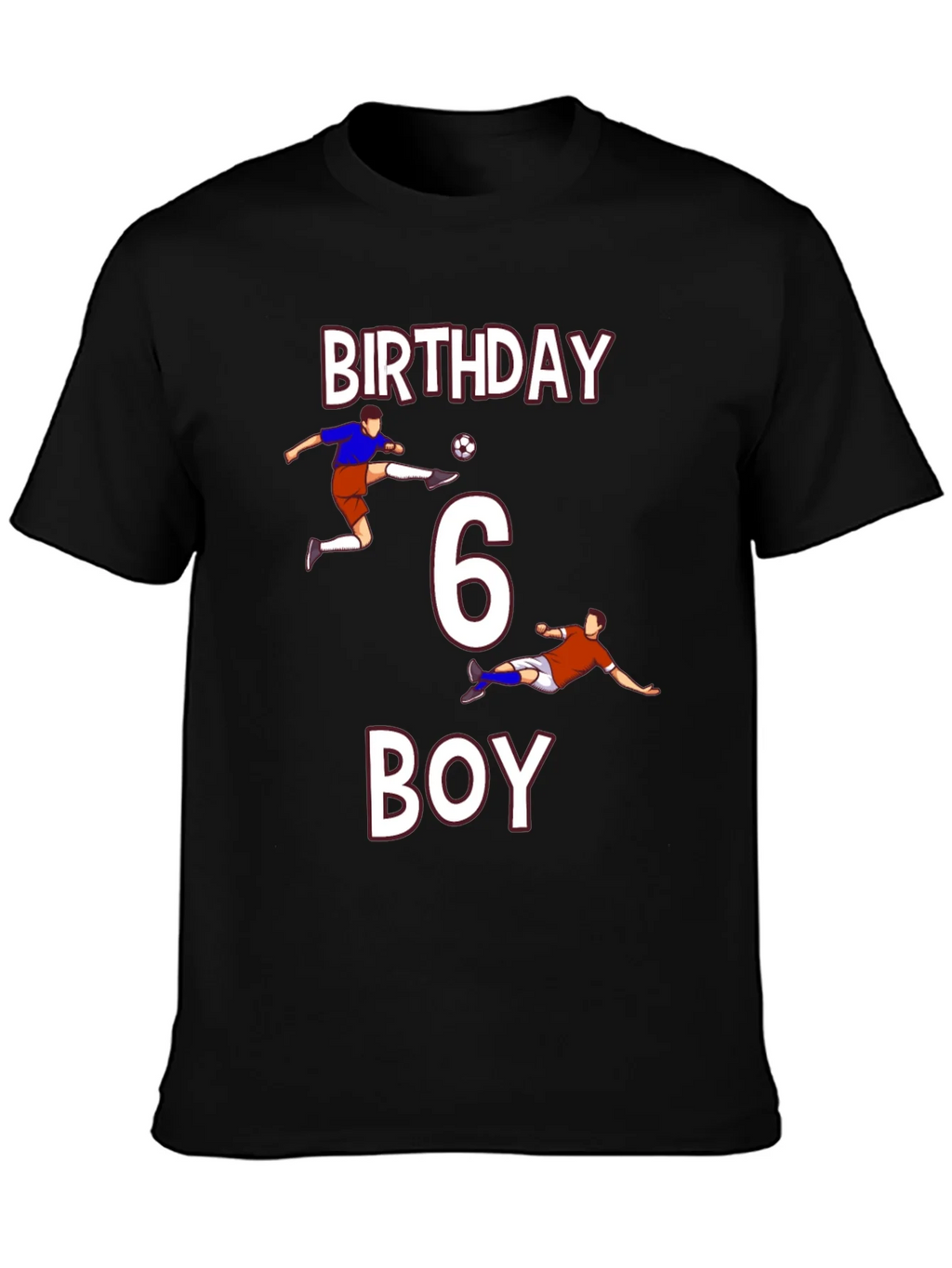 Birthday Boy 6 Soccer T-Shirt product image 1