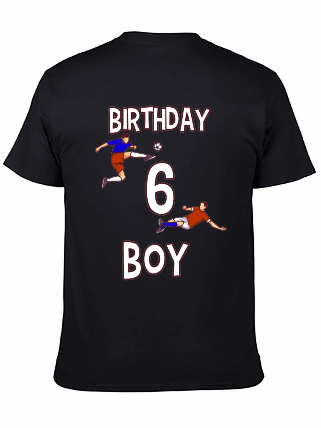 Birthday Boy 6 Soccer T-Shirt product image 2