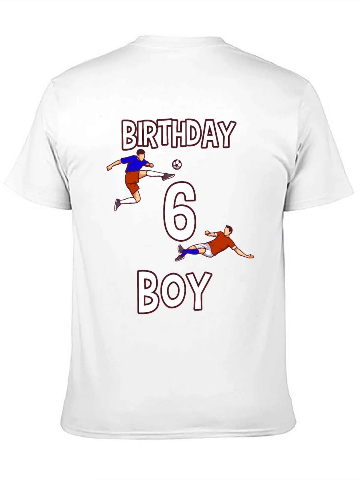 Birthday Boy 6 Soccer T-Shirt product image 8