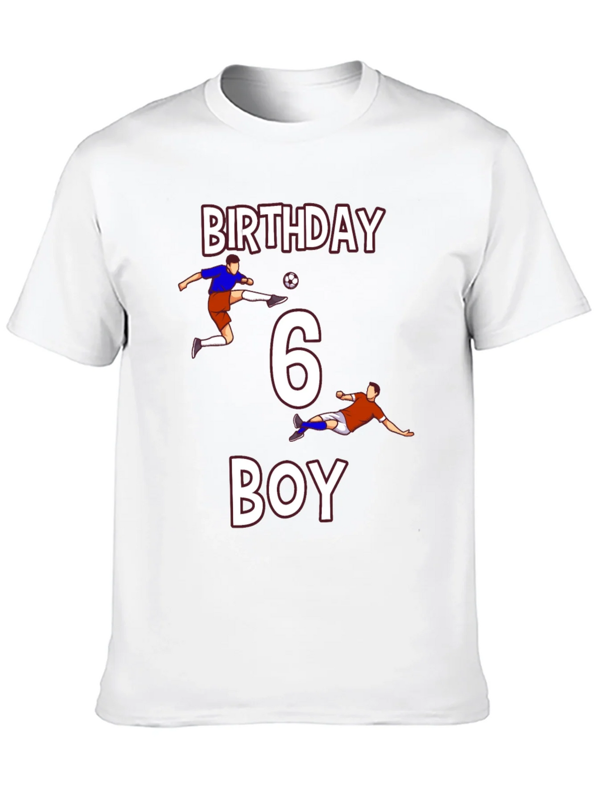 Birthday Boy 6 Soccer T-Shirt product image 7