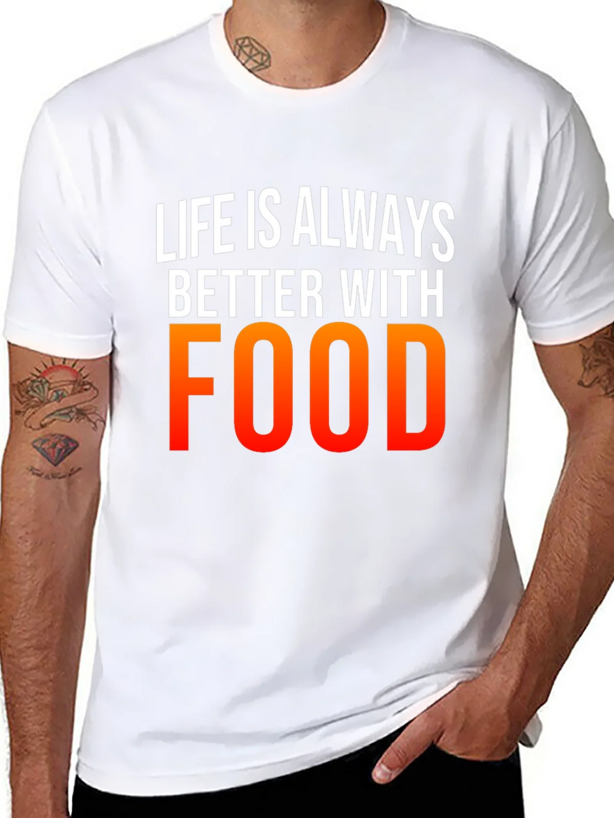 Life is Always Better with Food Graphic Tee product image 4