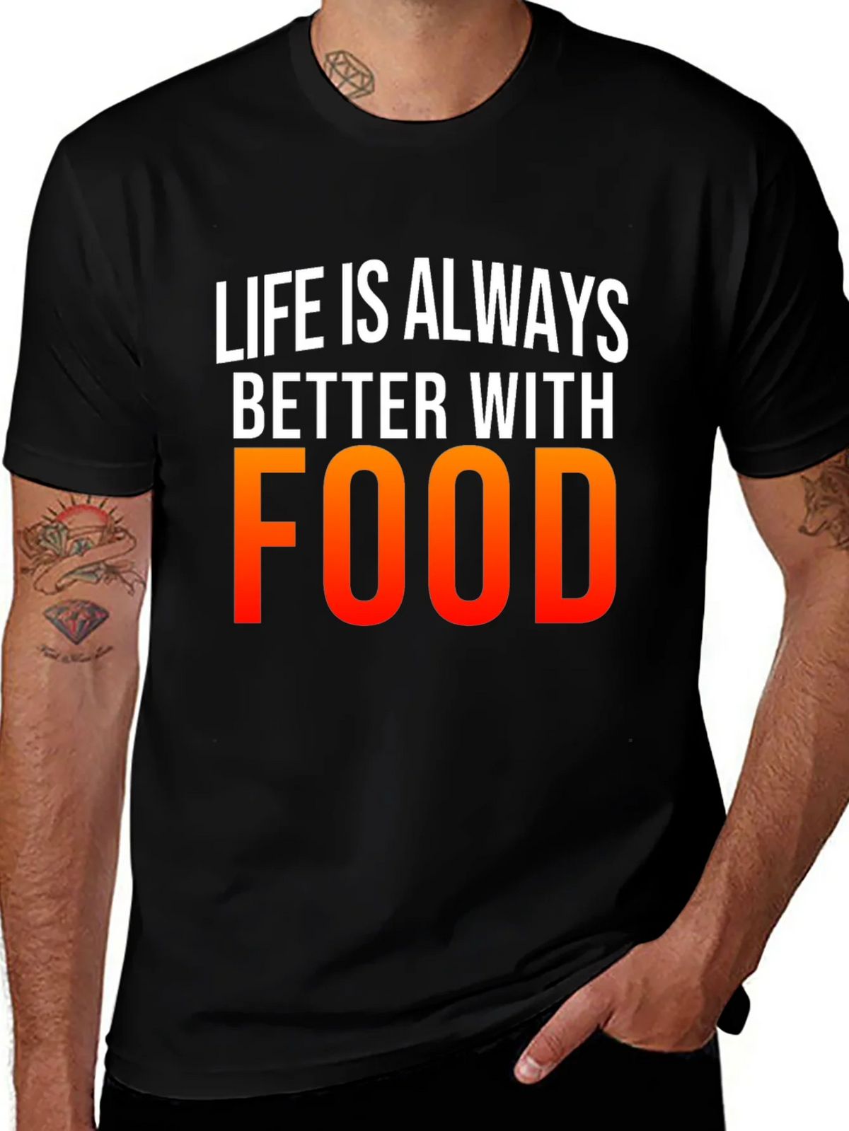 Life is Always Better with Food Graphic Tee product image 1