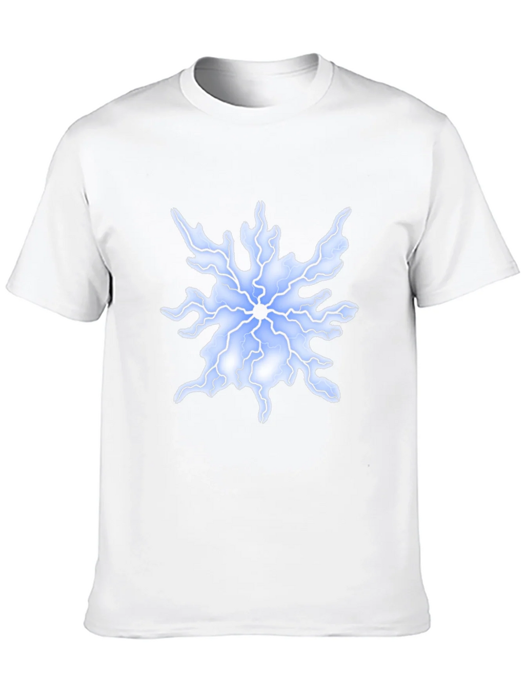 Abstract Lightning Bolt Graphic Tee - Black product image 9