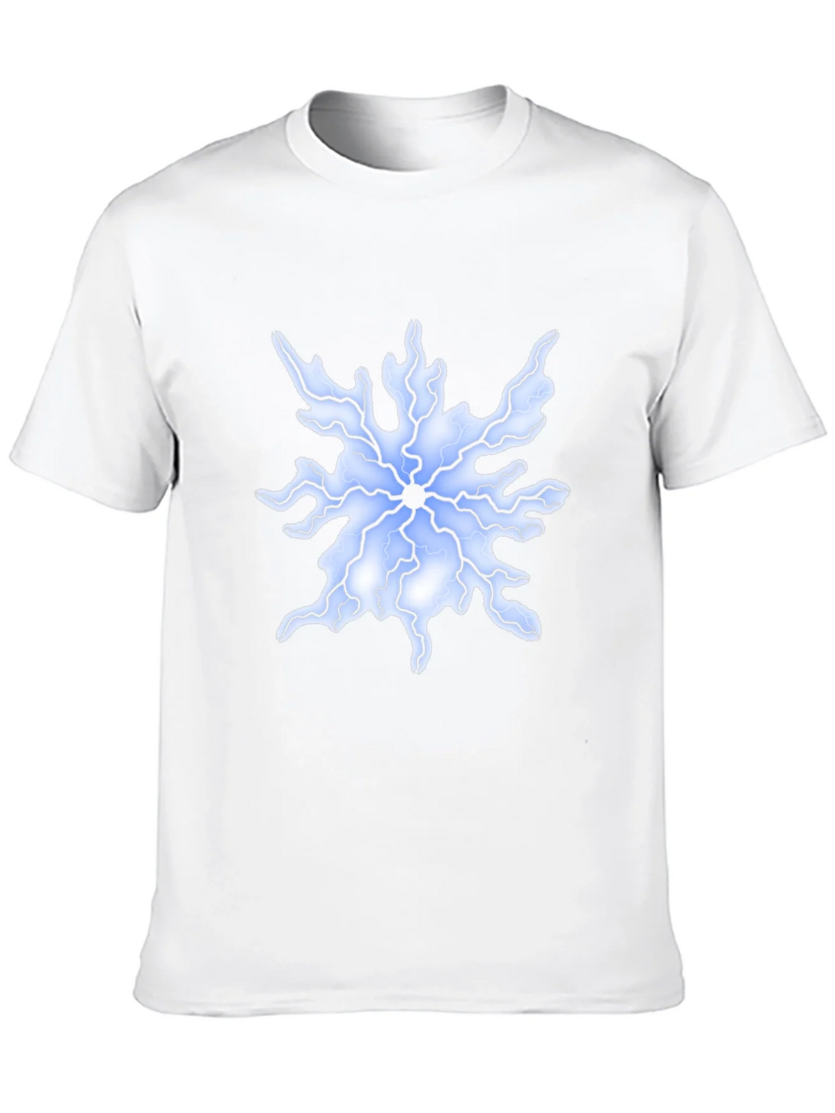 Abstract Lightning Bolt Graphic Tee - Black product image 9