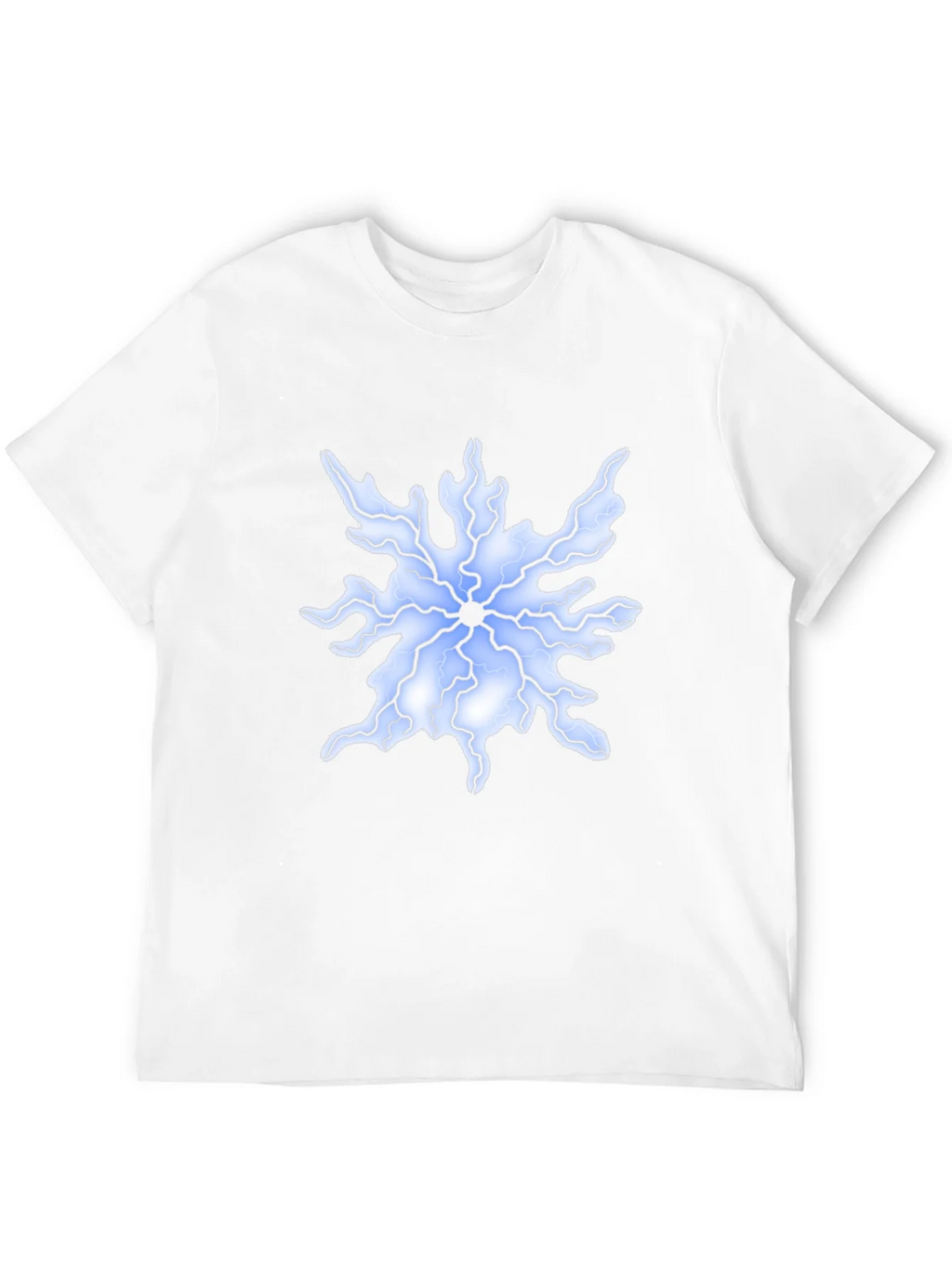 Abstract Lightning Bolt Graphic Tee - Black product image 11