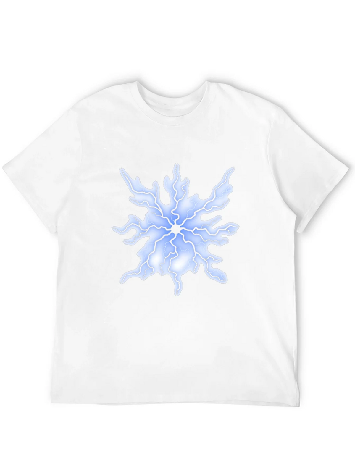 Abstract Lightning Bolt Graphic Tee - Black product image 11