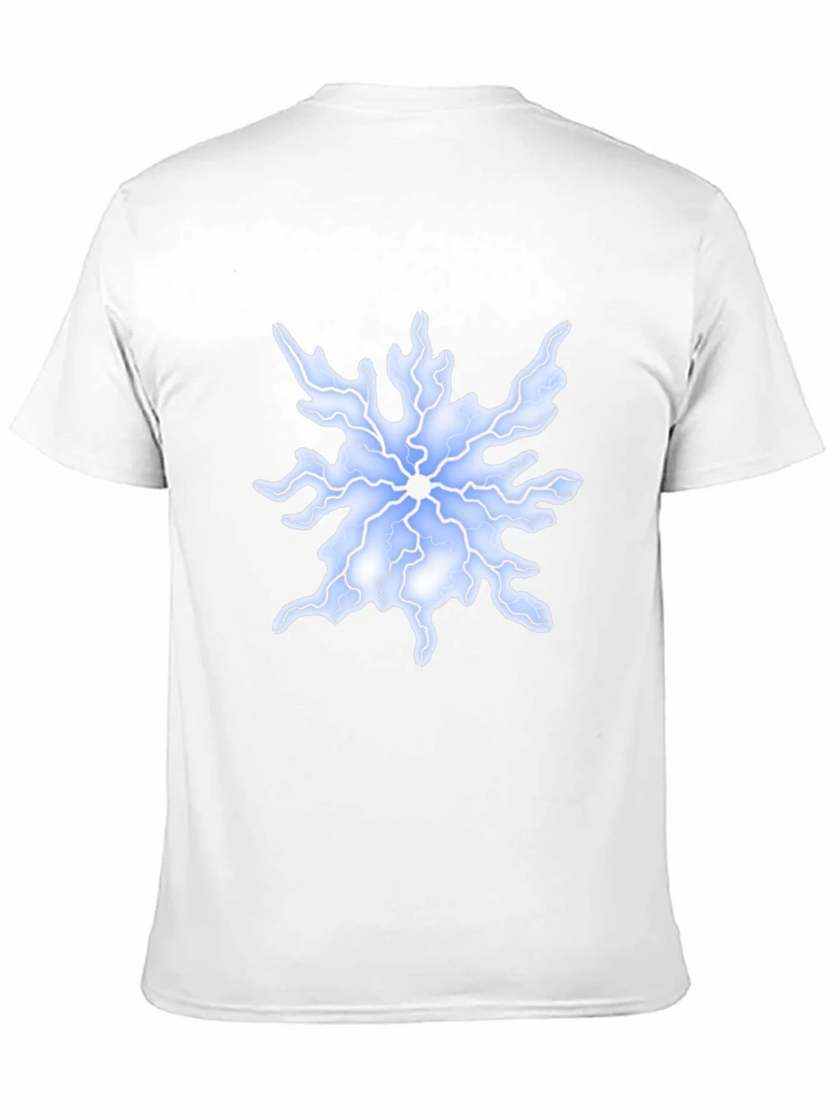 Abstract Lightning Bolt Graphic Tee - Black product image 10