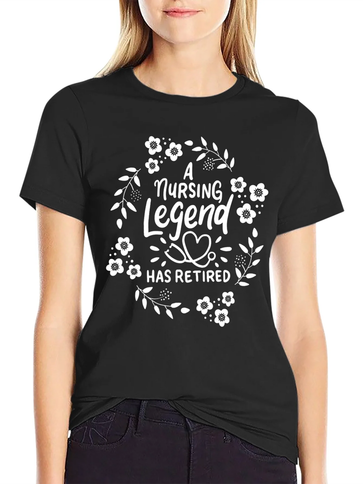Nursing Legend Retired T-Shirt - Nurse Retirement Gift product image 2