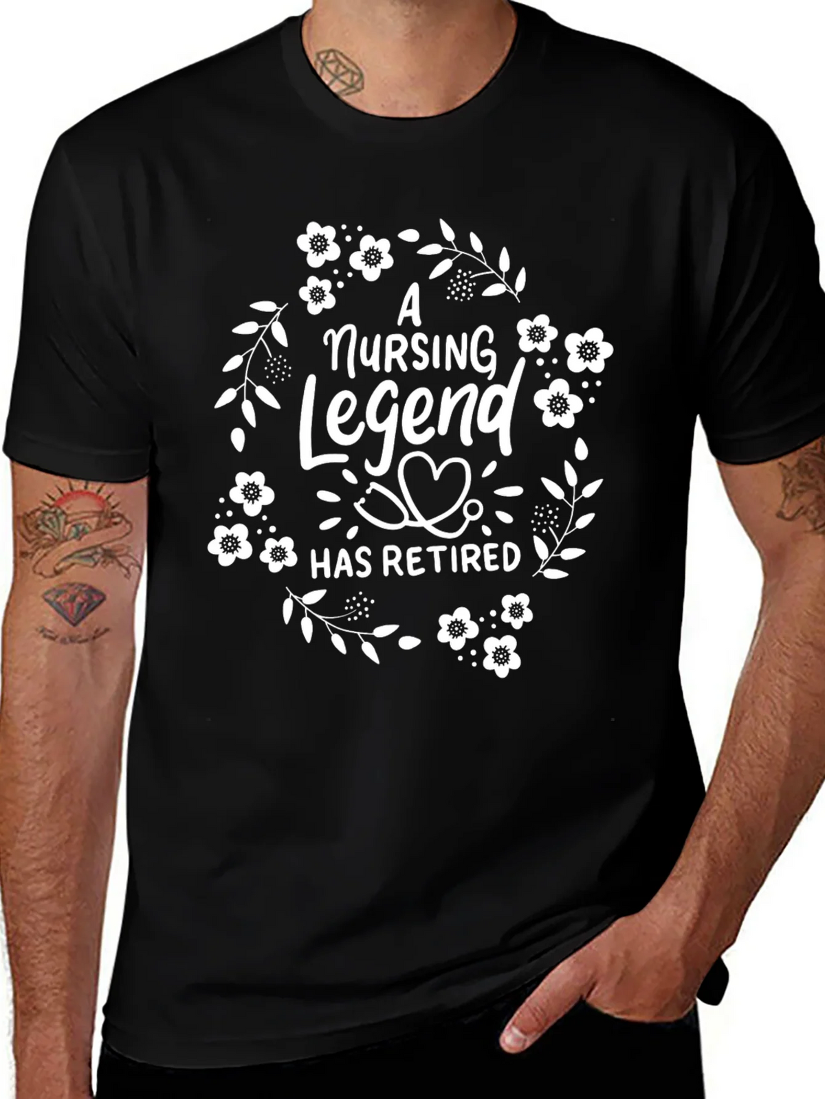 Nursing Legend Retired T-Shirt - Nurse Retirement Gift product image 1