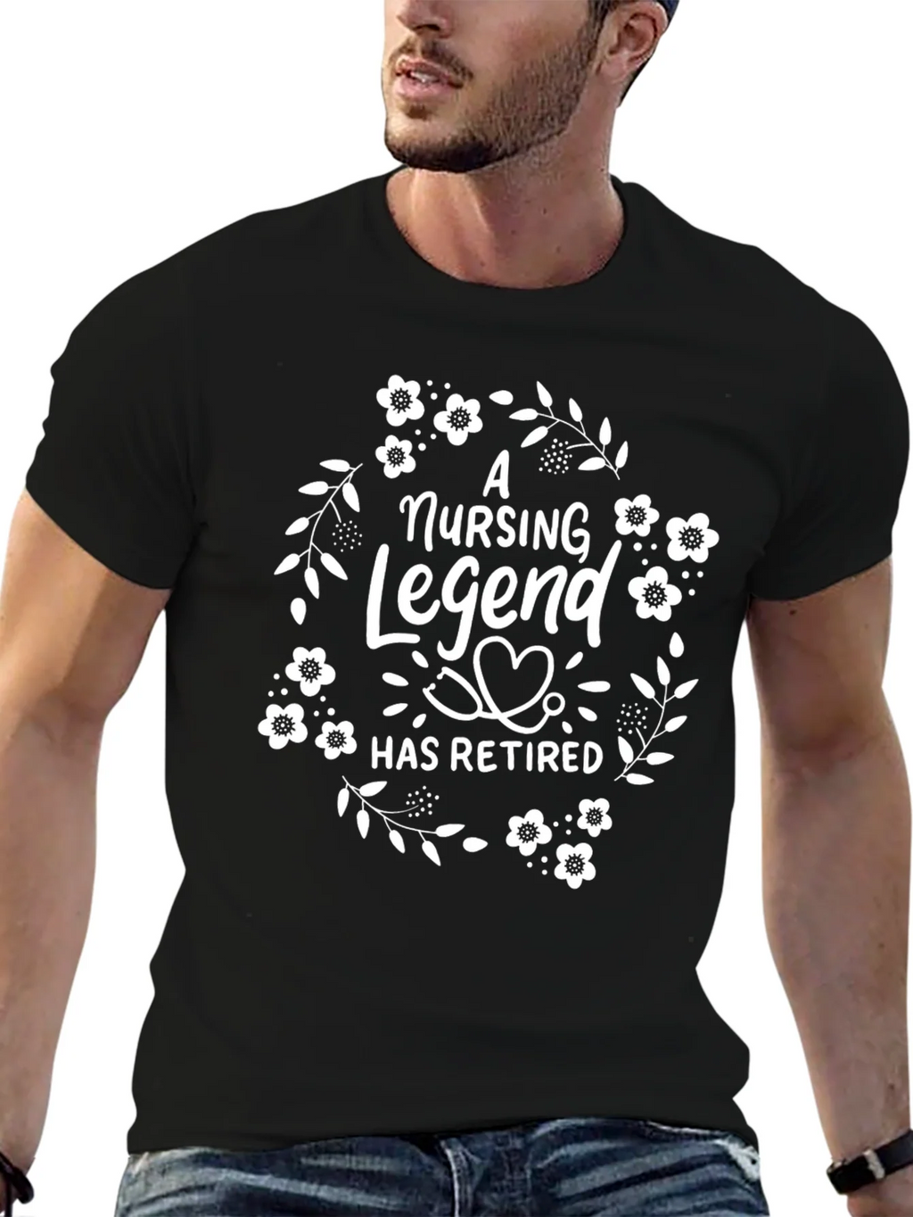 Nursing Legend Retired T-Shirt - Nurse Retirement Gift product image 6