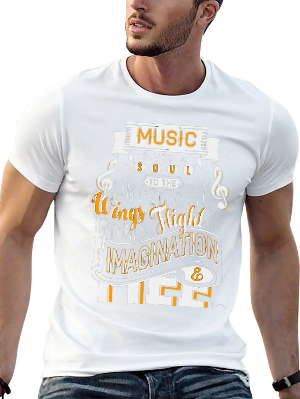 Music Gives a Soul Graphic T-Shirt product image 12