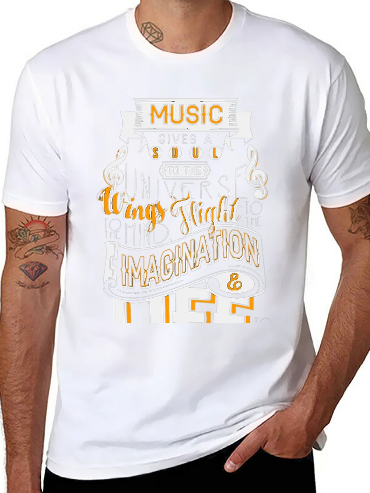 Music Gives a Soul Graphic T-Shirt product image 7