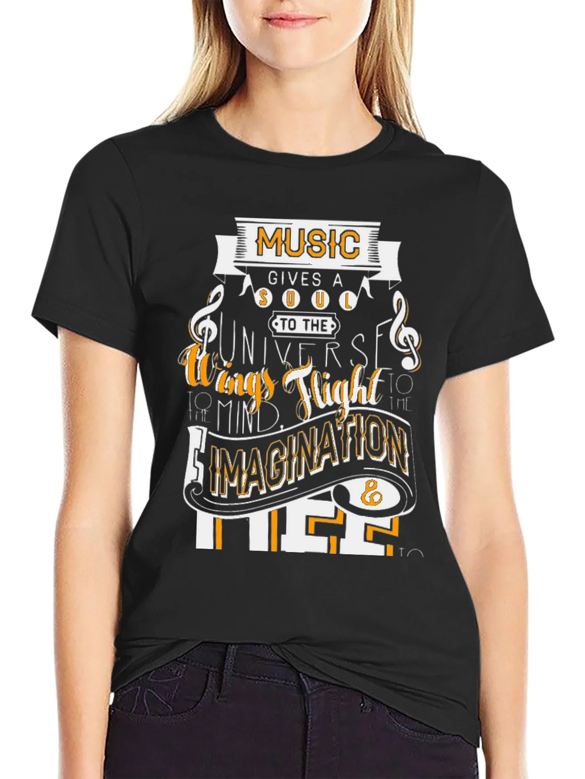 Music Gives a Soul Graphic T-Shirt product image 2