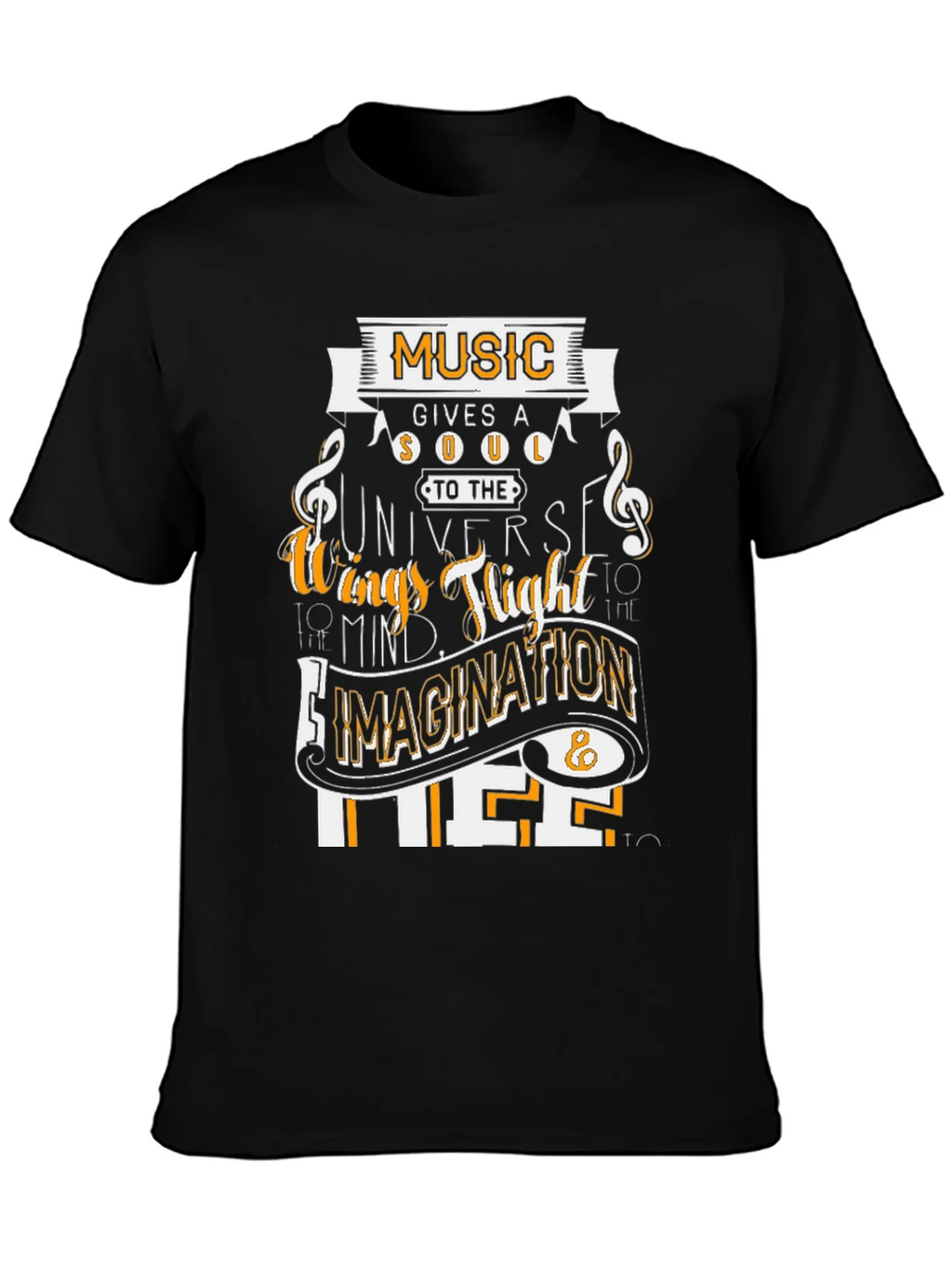 Music Gives a Soul Graphic T-Shirt product image 3