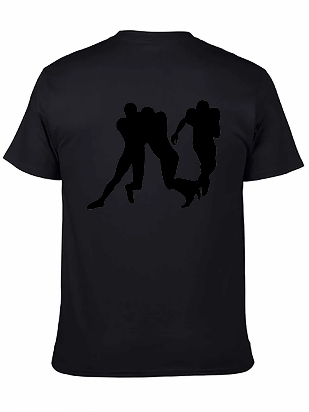 Football Silhouette Graphic T-Shirt product image 3
