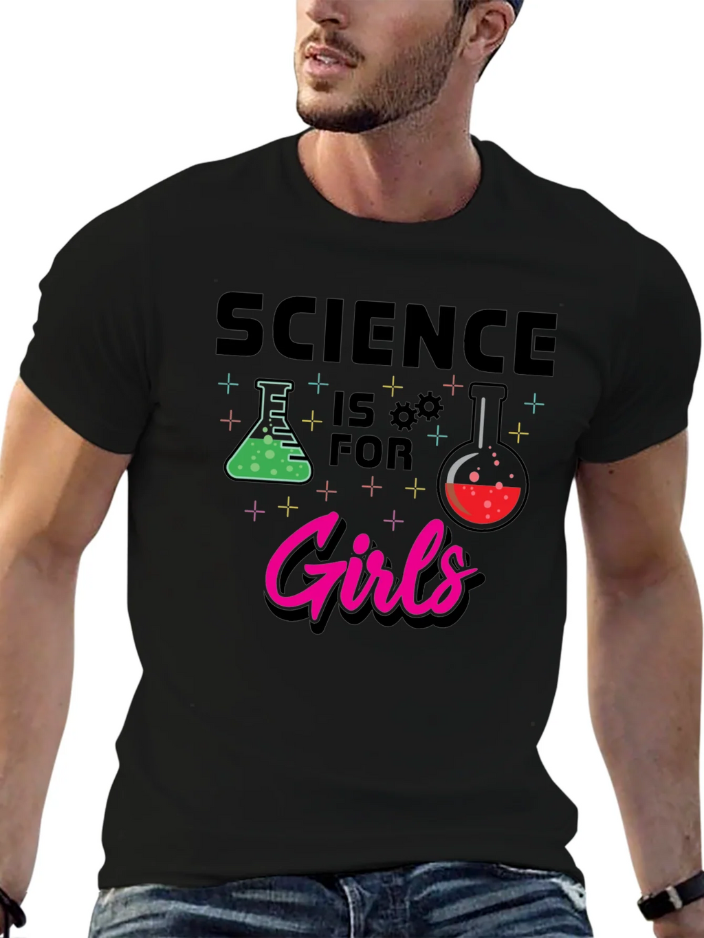 Science is for Girls T-Shirt product image 6