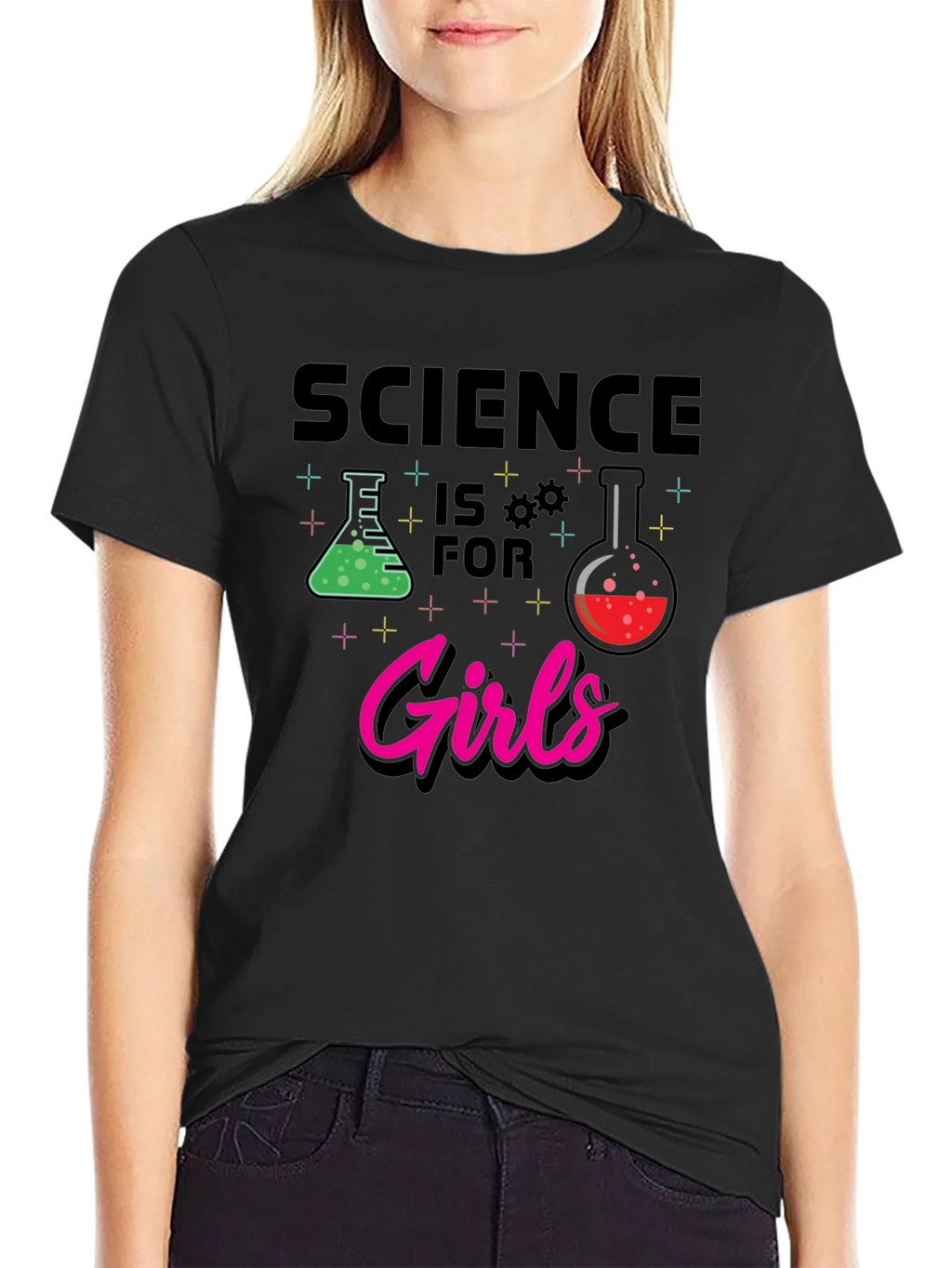 Science is for Girls T-Shirt product image 2