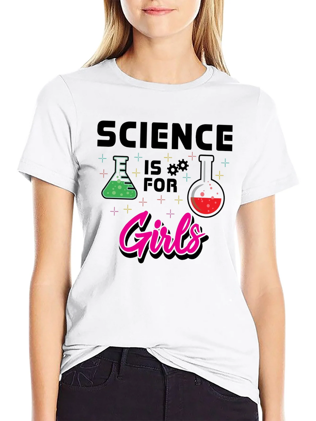 Science is for Girls T-Shirt product image 8
