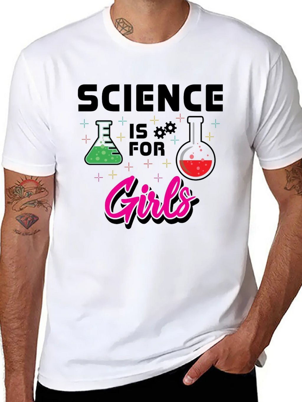 Science is for Girls T-Shirt product image 7