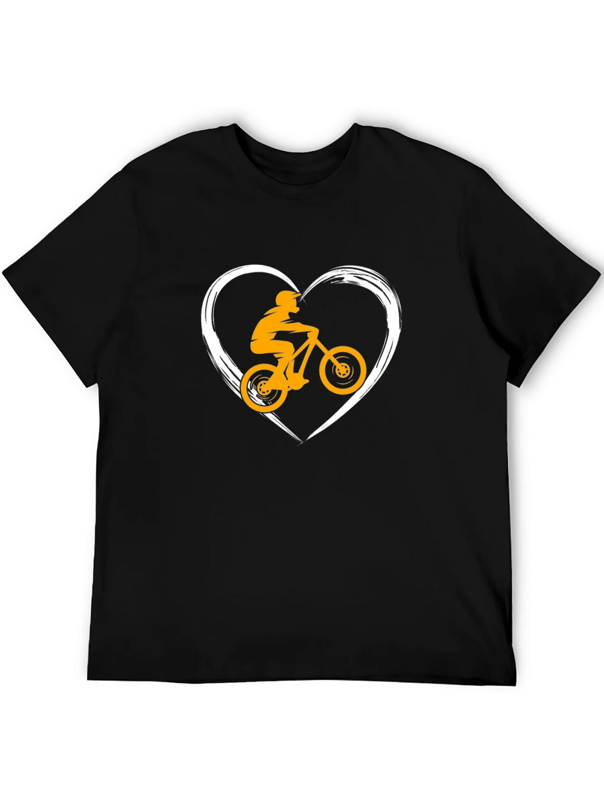 Mountain Bike Heart T-Shirt - Black product image 2