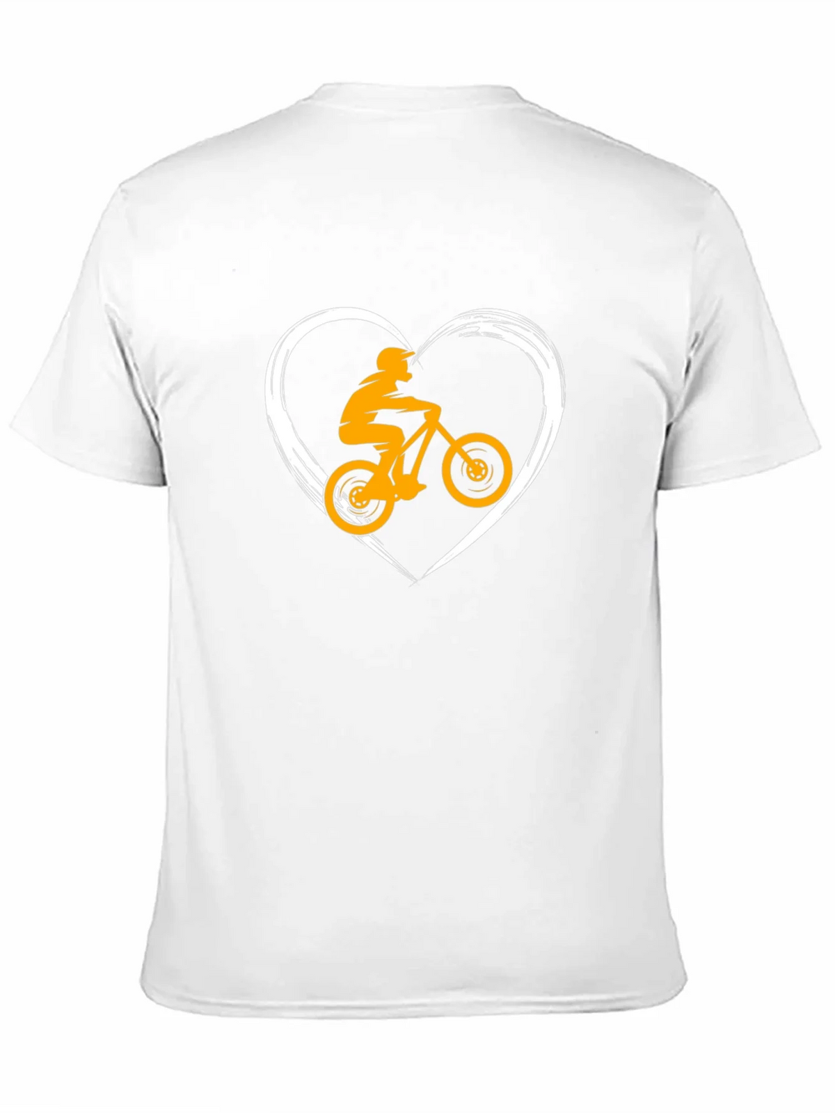 Mountain Bike Heart T-Shirt - Black product image 5