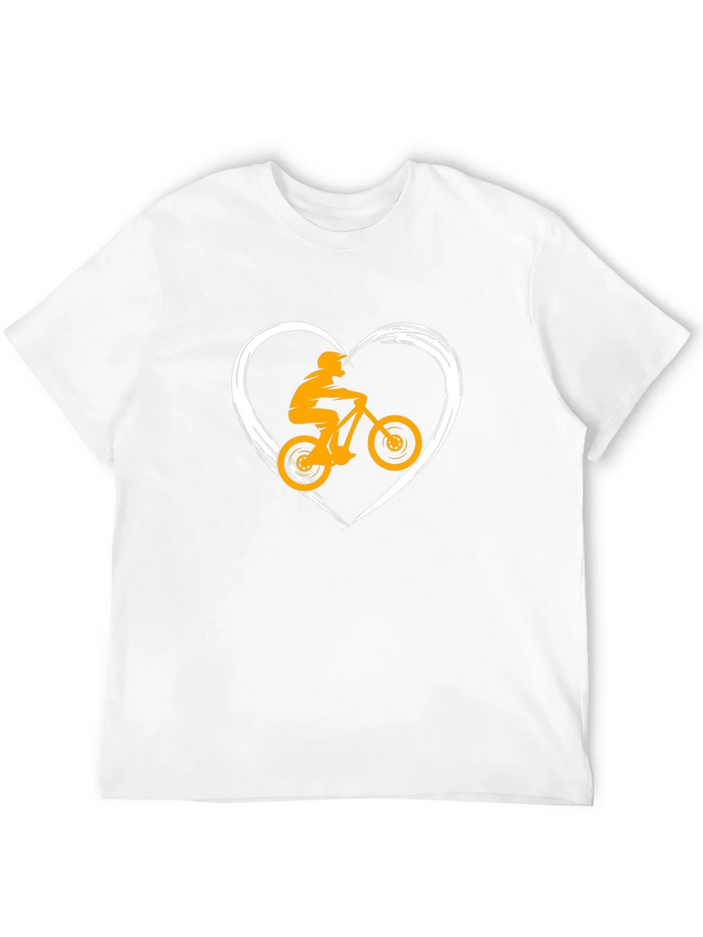 Mountain Bike Heart T-Shirt - Black product image 6