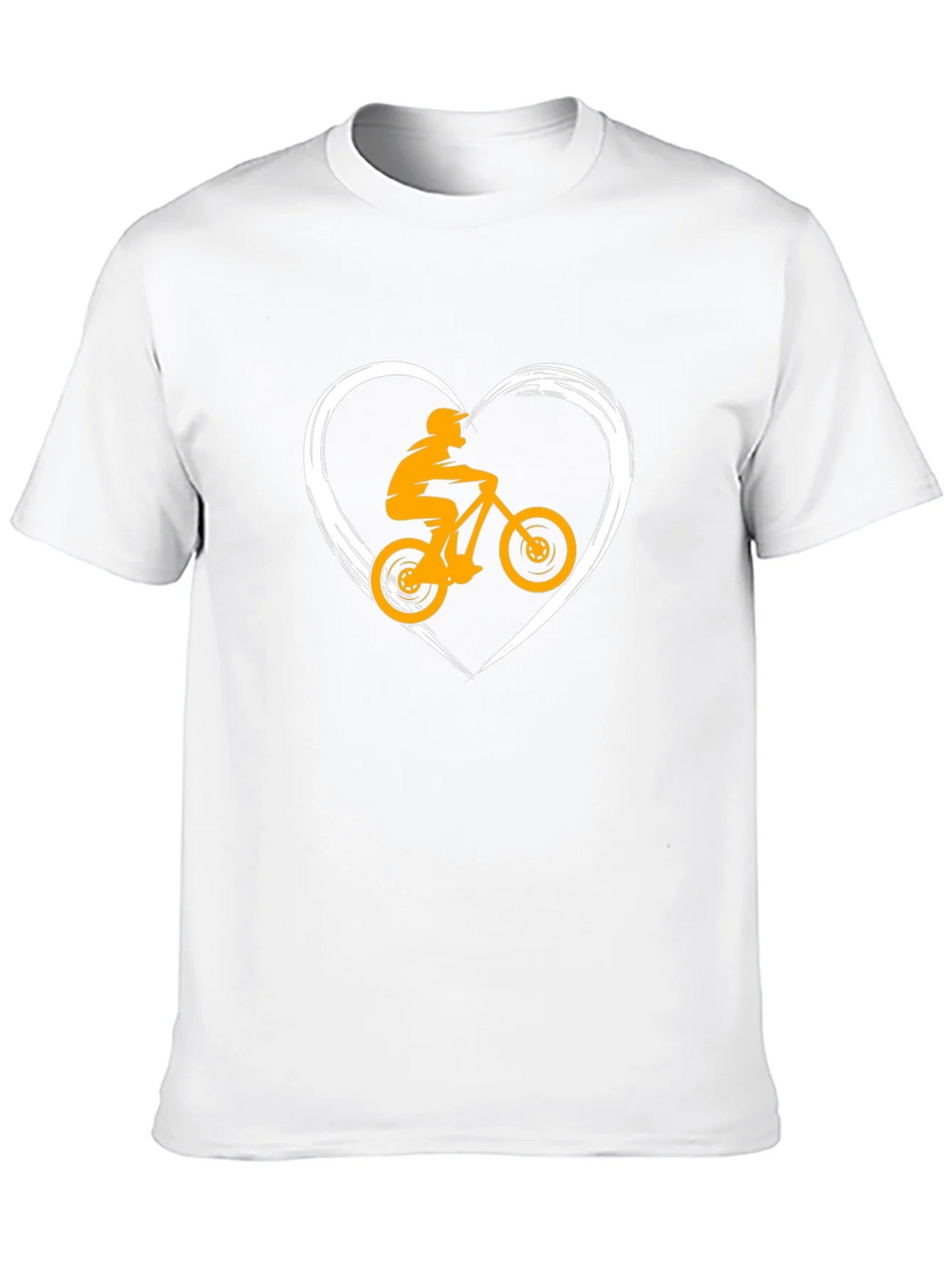 Mountain Bike Heart T-Shirt - Black product image 4