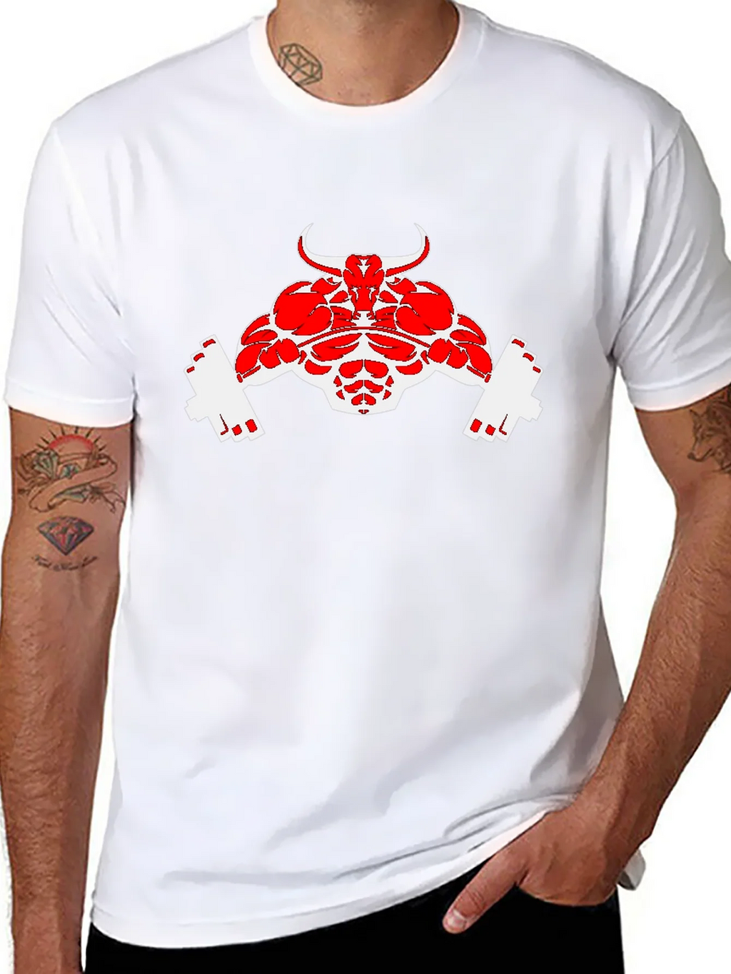 Muscle Bull Black T-Shirt product image 7
