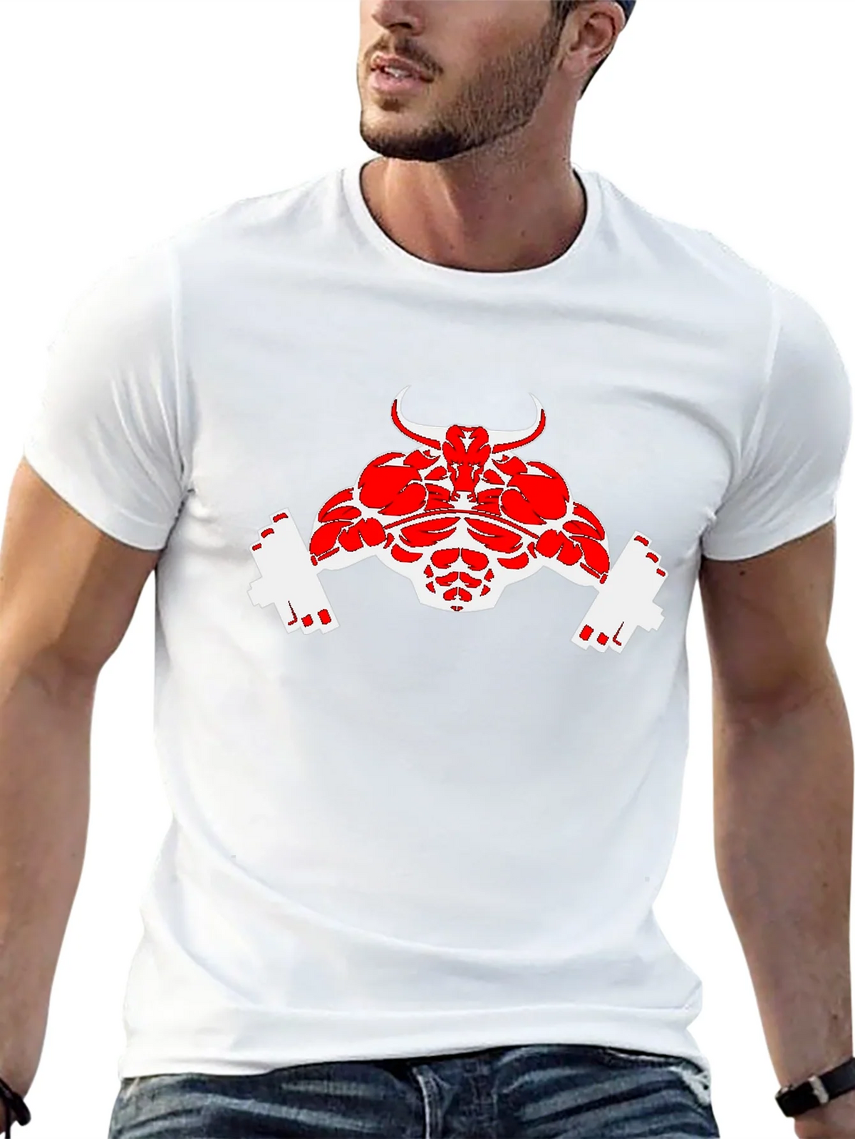 Muscle Bull Black T-Shirt product image 12