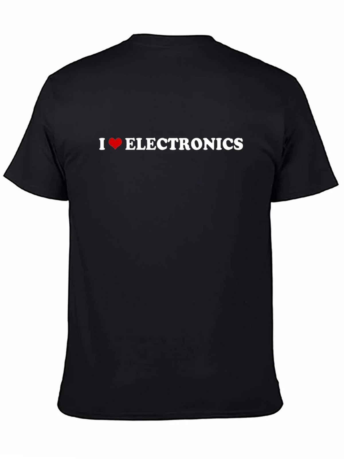I Heart Electronics Black T-Shirt product image 4