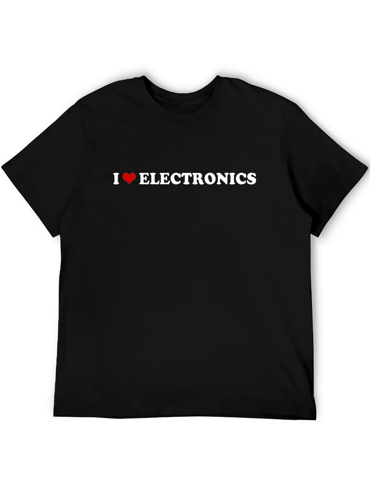 I Heart Electronics Black T-Shirt product image 5