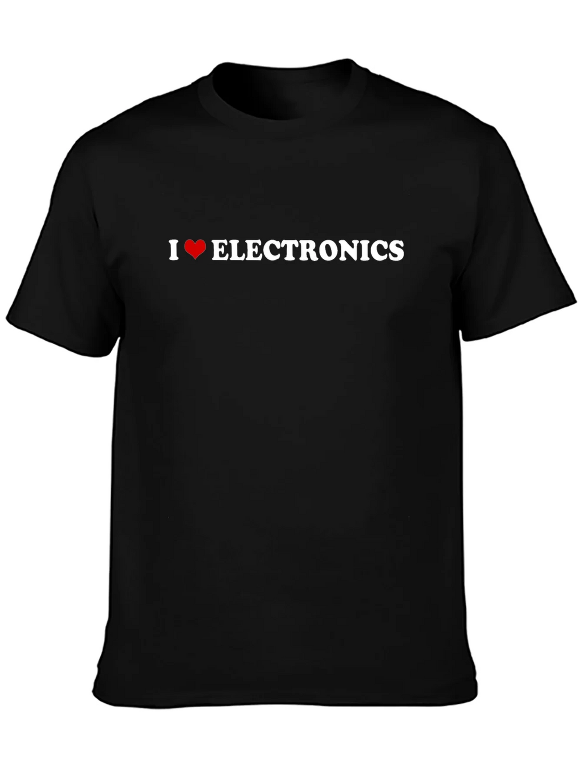 I Heart Electronics Black T-Shirt product image 3