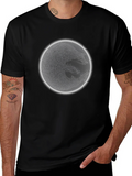 Wolf Moon Graphic Tee - Mens Black Cotton T-Shirt product image 1
