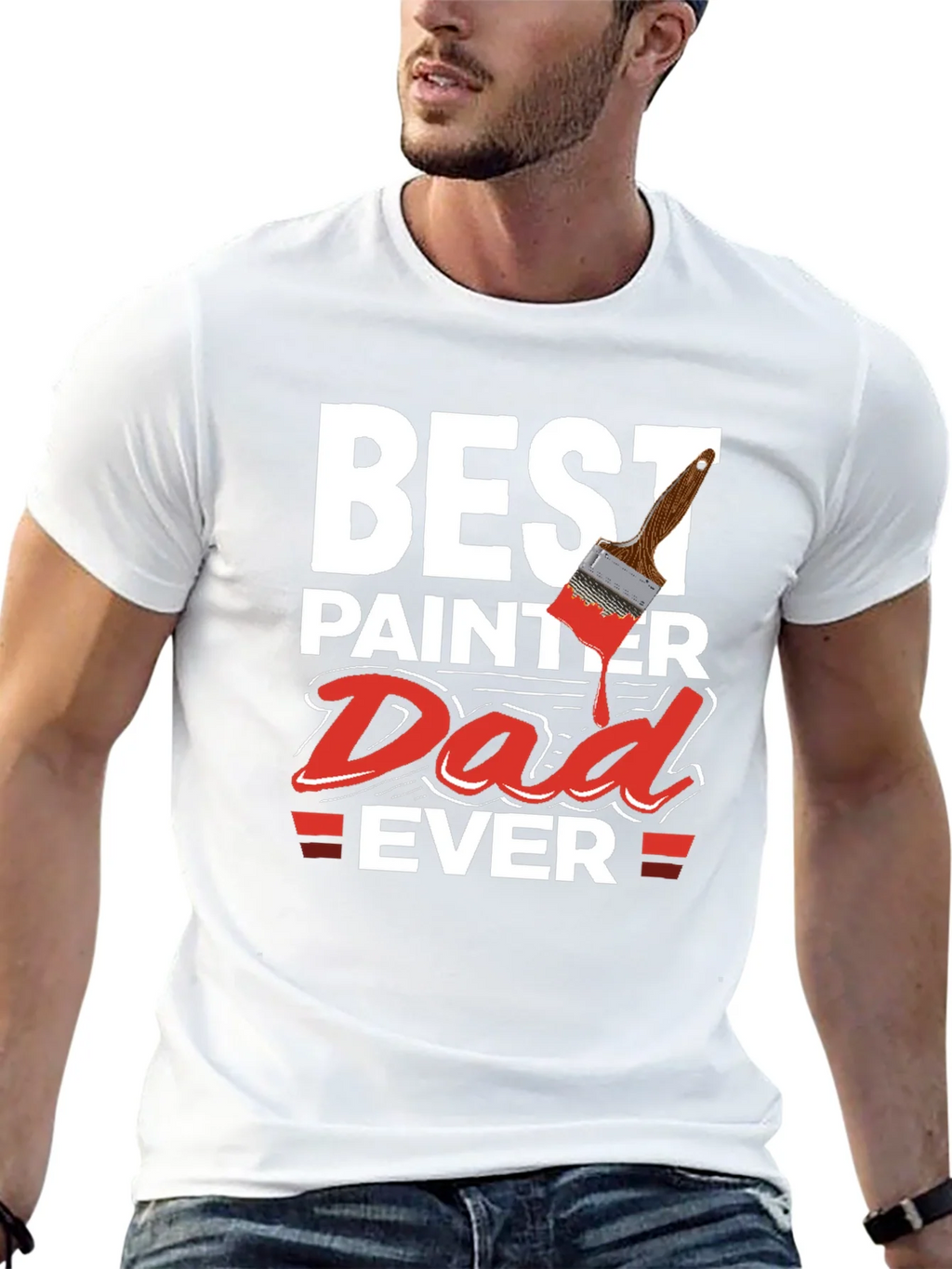 Best Painter Dad Ever T-Shirt - Gift Idea product image 6