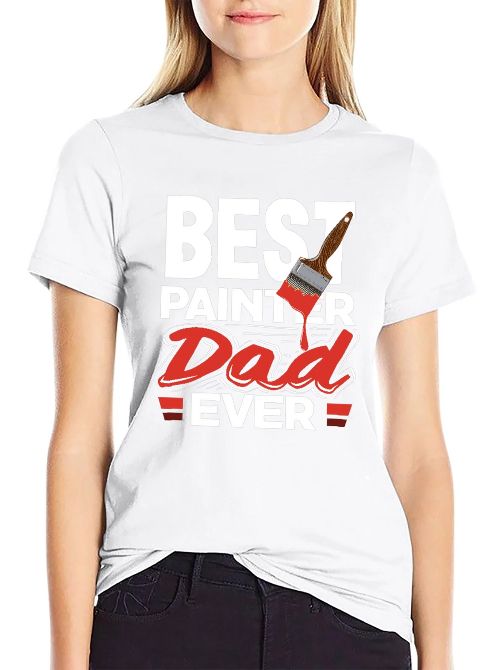 Best Painter Dad Ever T-Shirt - Gift Idea product image 4