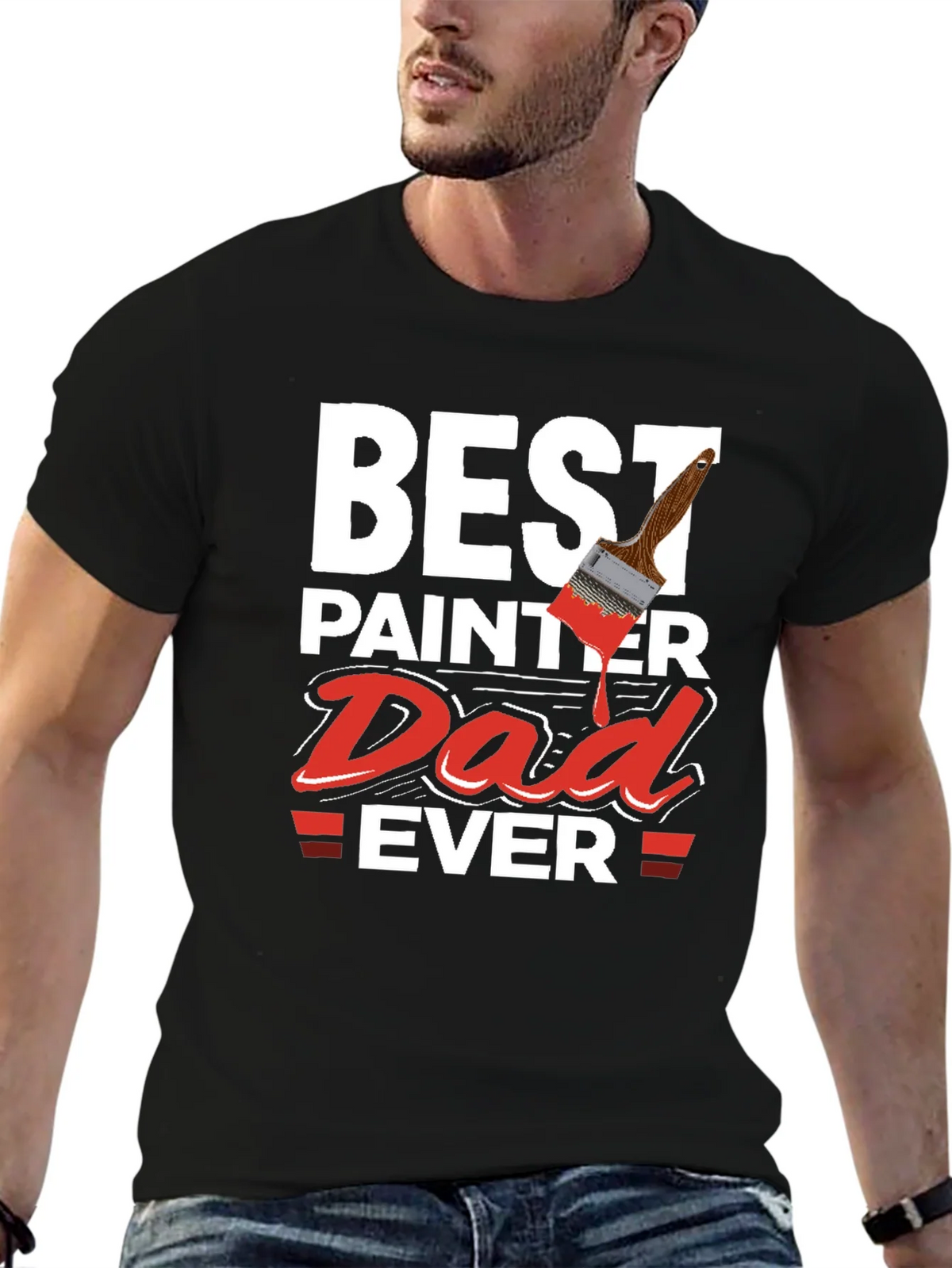 Best Painter Dad Ever T-Shirt - Gift Idea product image 2
