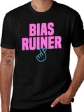 Bias Ruiner Graphic Tee - Kpop Inspired Fashion product image 1