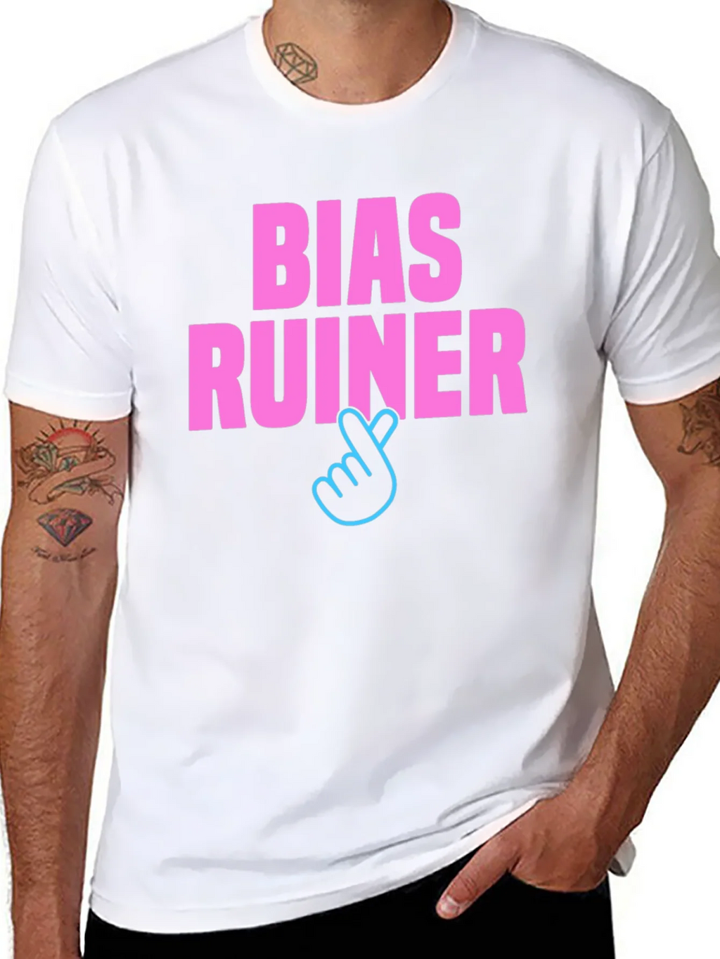 Bias Ruiner Graphic Tee - Kpop Inspired Fashion product image 7