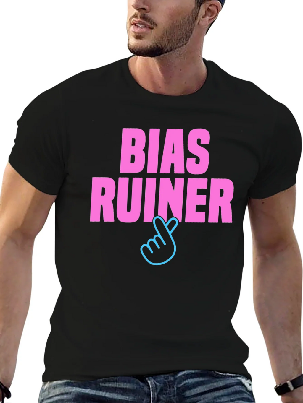 Bias Ruiner Graphic Tee - Kpop Inspired Fashion product image 6