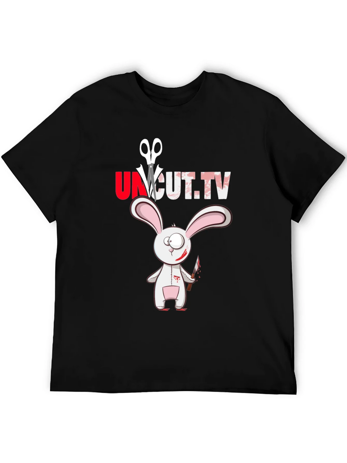 Uncut TV Creepy Bunny T-Shirt product image 5