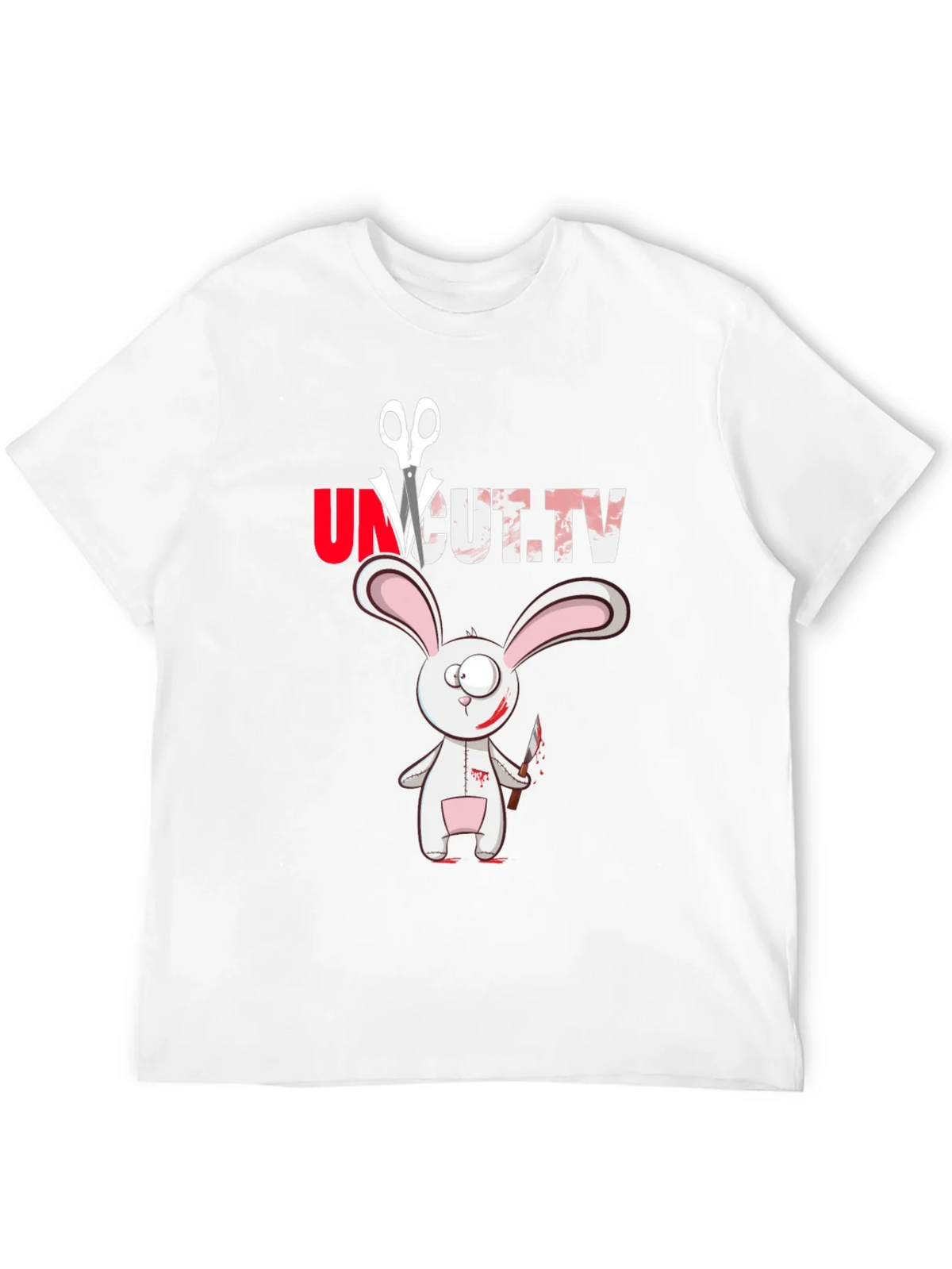 Uncut TV Creepy Bunny T-Shirt product image 11