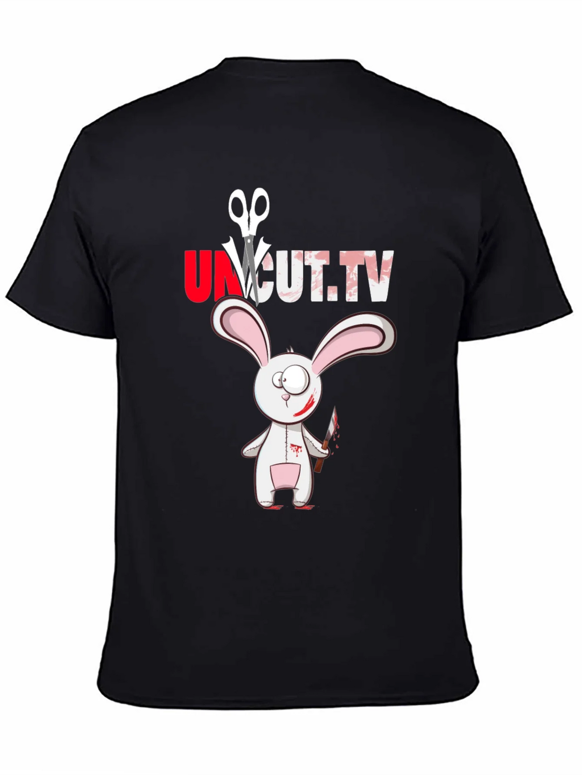 Uncut TV Creepy Bunny T-Shirt product image 4