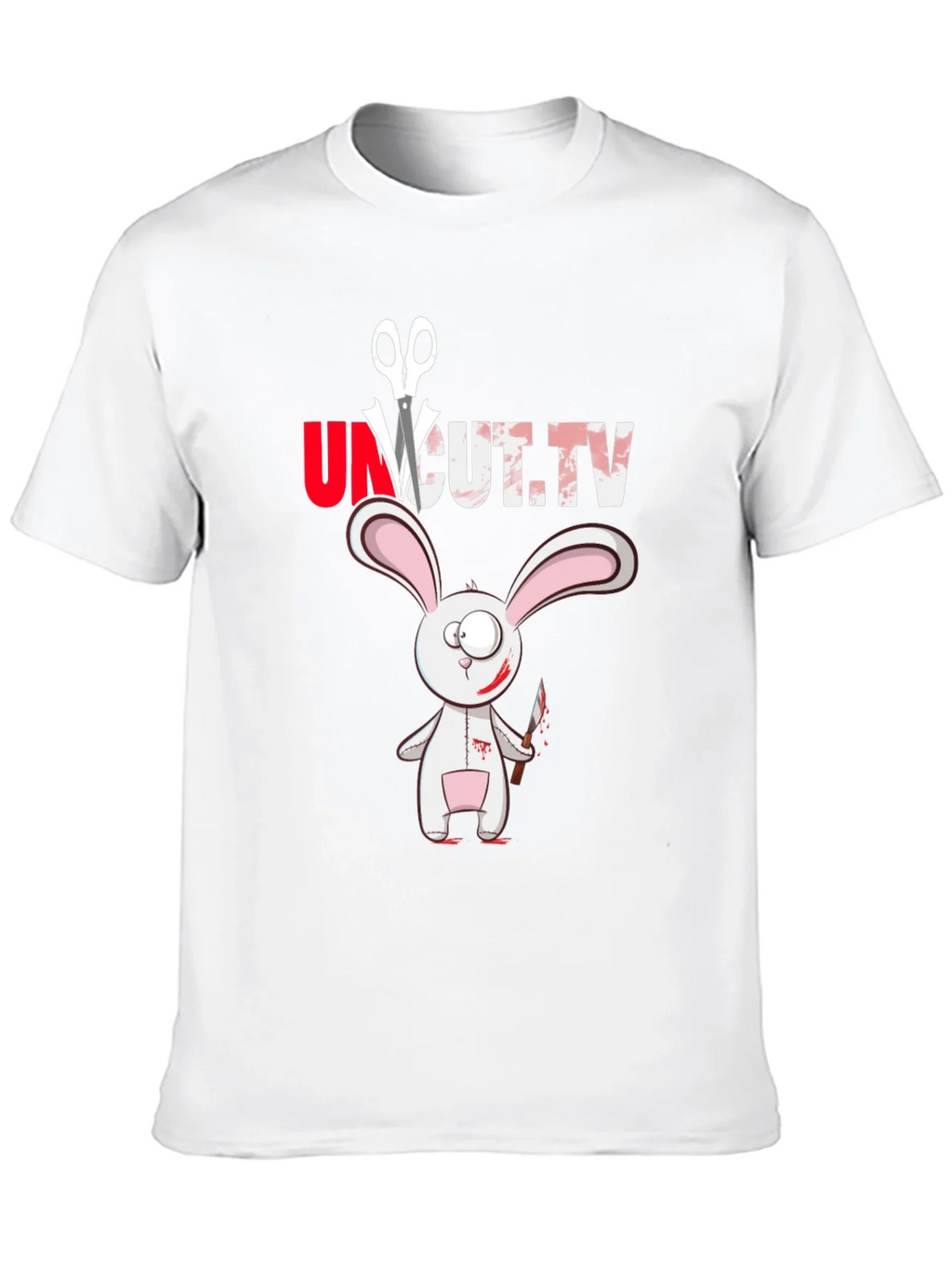 Uncut TV Creepy Bunny T-Shirt product image 9