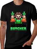 Vegan Butcher T-Shirt - Funny Graphic Tee product image 1