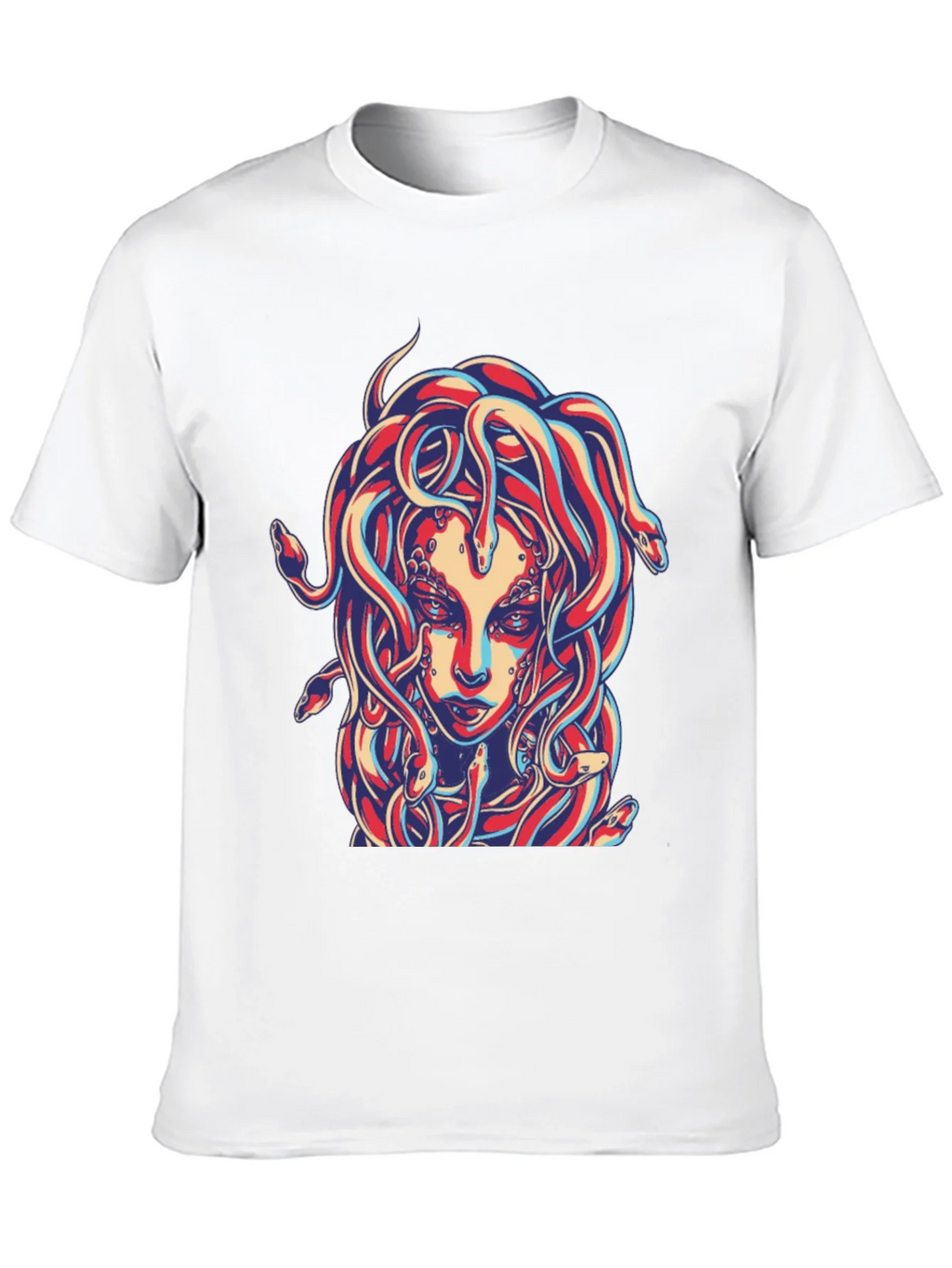 Medusa Graphic Print Black T-Shirt product image 6