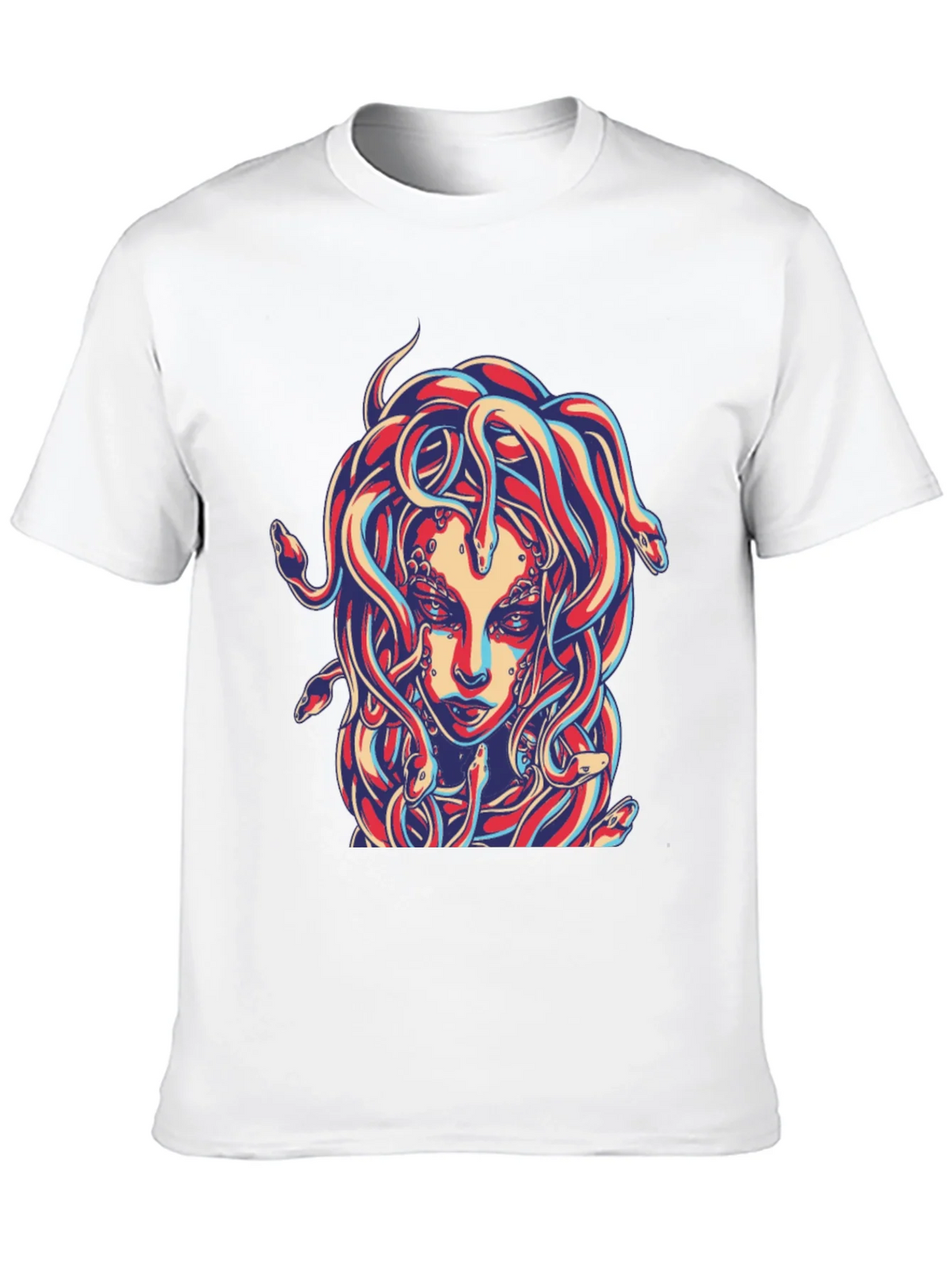Medusa Graphic Print Black T-Shirt product image 6