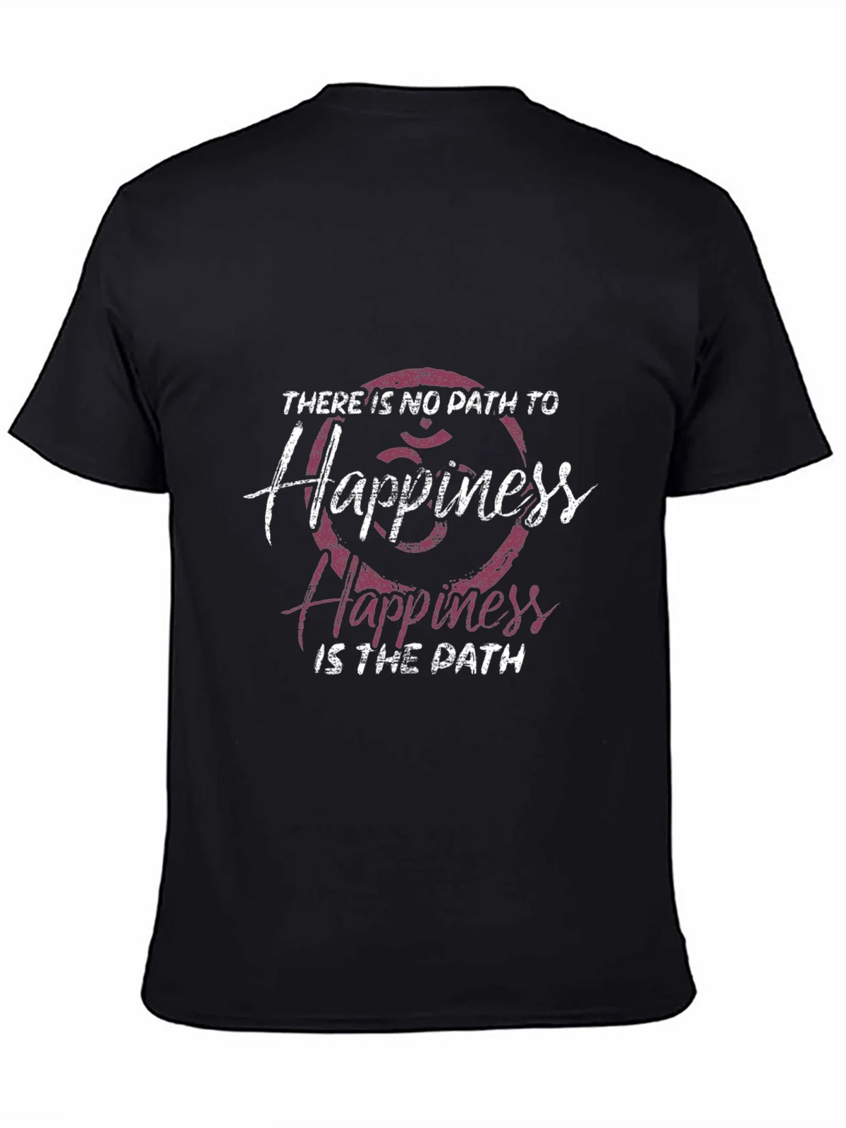 Happiness Path Graphic Tee - Black Casual Shirt product image 4