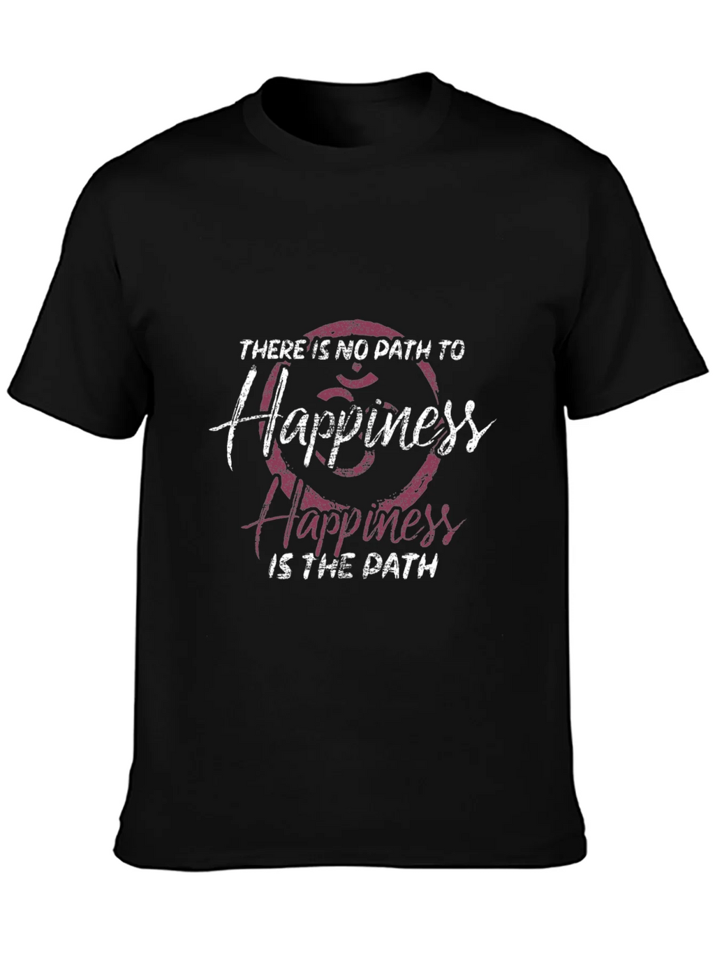 Happiness Path Graphic Tee - Black Casual Shirt product image 3