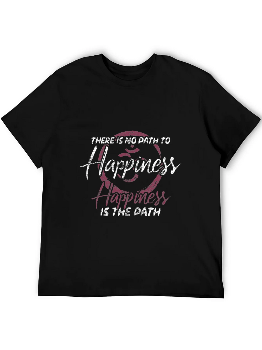 Happiness Path Graphic Tee - Black Casual Shirt product image 5